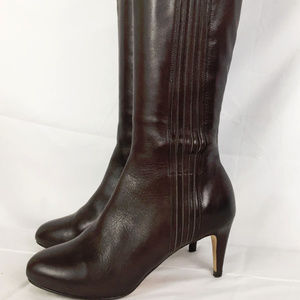 6.5 Cole Haan Nike Air Brown Tall Boots kitten Hee